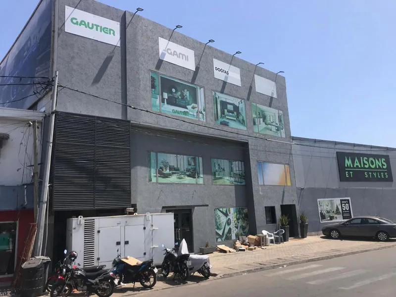 Façade de PROMOSTORE DECO Maisons et Styles à Lomé